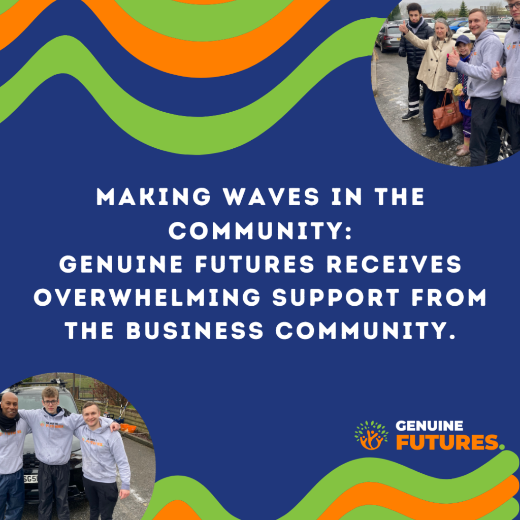 Making Waves In The Community: Genuine Futures receives overwhelming support from the business community.