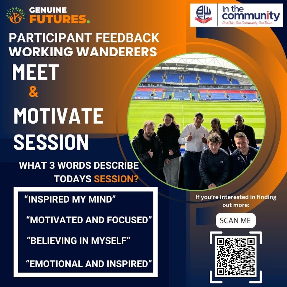 Bolton Wanderers In the Community - Inspiring Speakers Meet & Motivate Session