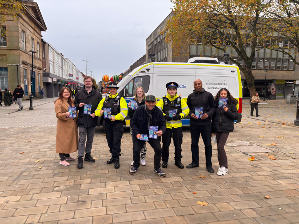 On Thursday 30th October, Genuine Futures’ Youth Voice Ambassadors led youth-led social action across Bolton — promoting We Shine Any Car and engaging with Greater Manchester Police, who praised the enterprise and may even bring a police vehicle down for a wash!