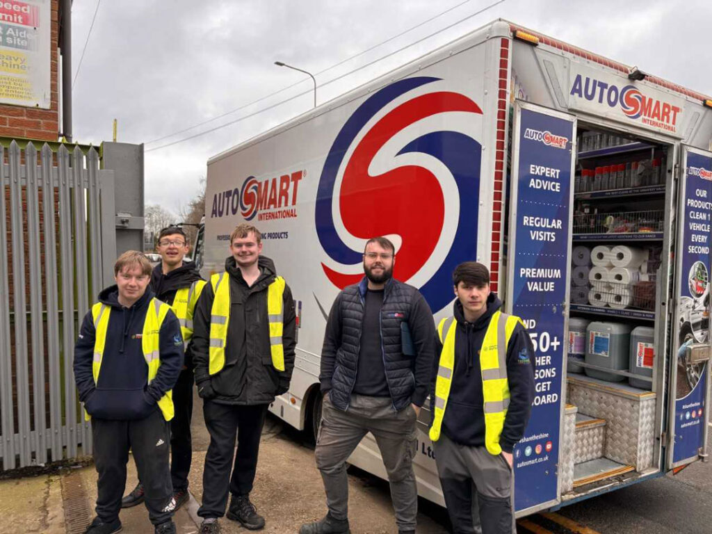 Autosmart’s mobile shop visit to the Genuine Futures Youth Enterprise Hub in Bolton gave young people hands-on enterprise learning, employability skills, and insight into professional systems, products, and business models.