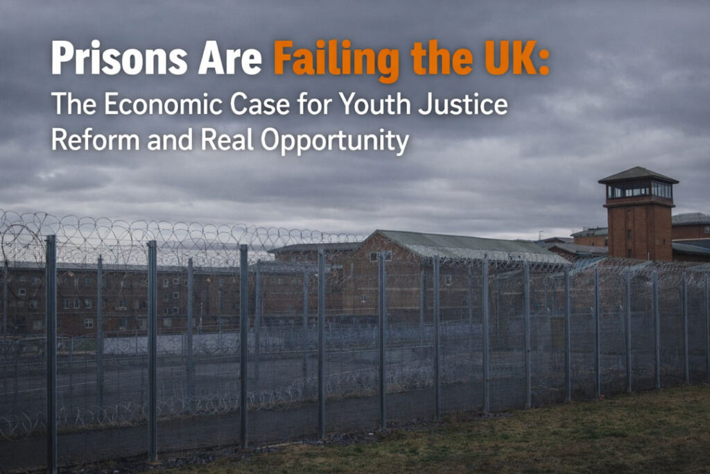 Discover why prisons fail economically and socially — and how youth justice reform and Genuine Futures are reducing reoffending through opportunity.