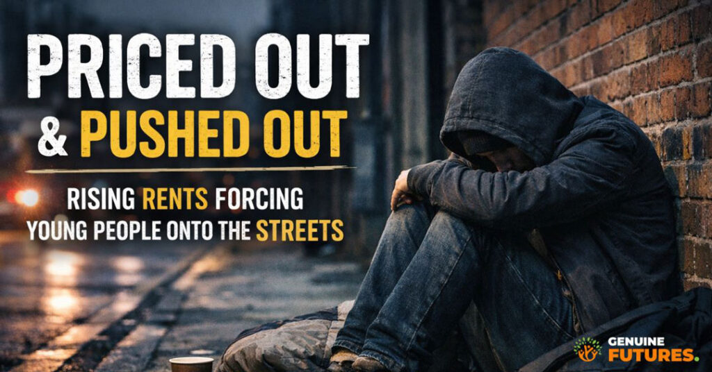 Rising rents across the UK are pushing young people into homelessness and instability. Discover the real impact on opportunity-excluded youth and how Genuine Futures is providing practical pathways out of crisis.