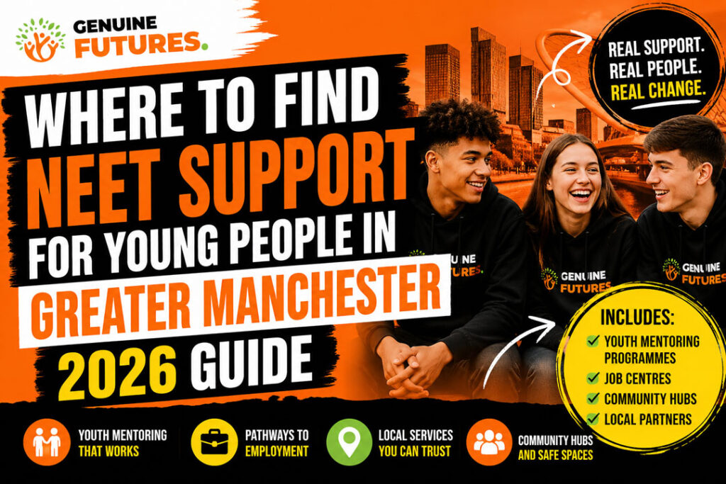 Looking for NEET support for young people in Greater Manchester? This 2026 guide highlights trusted youth mentoring programmes in Bolton, job centres, and community hubs helping disadvantaged young people get back on track.