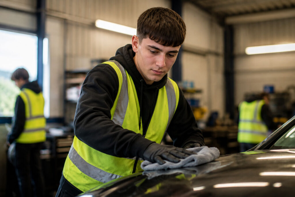 It might have involved washing cars, cleaning windows, helping on a building site, working in a local shop, delivering newspapers, or learning the ropes from an experienced employer.