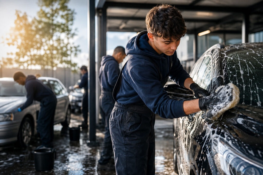 Research exposes exploitation risks in UK hand car washes while youth unemployment remains a national challenge. Genuine Futures CIC is developing We Shine Any Car as a pathway into work and enterprise.
