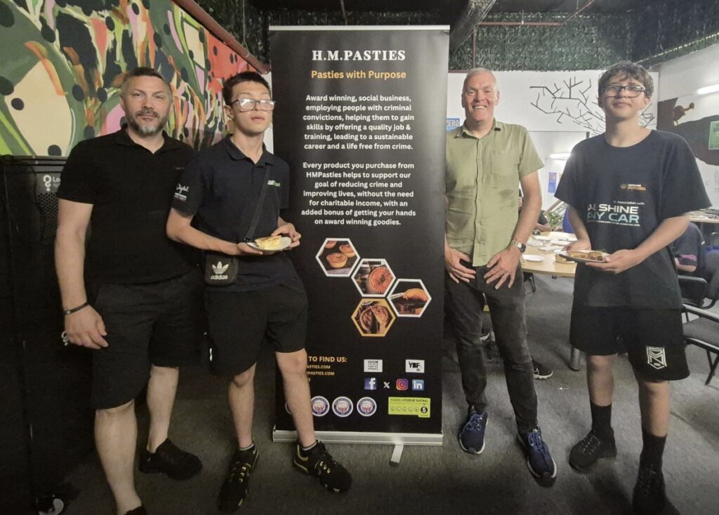 Genuine Futures CIC young people join the HM Pasties Foundation to sample pies and gain new experiences ahead of the Bolton Food and Drink Festival.